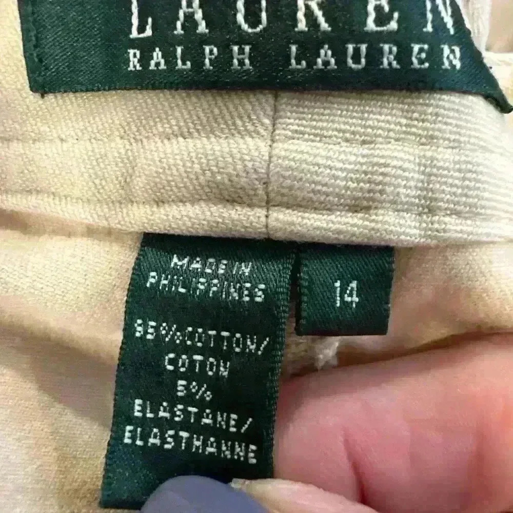 Lauren Ralph Lauren‎ Chino Women's Beige Size 14 - Picture 11 of 12